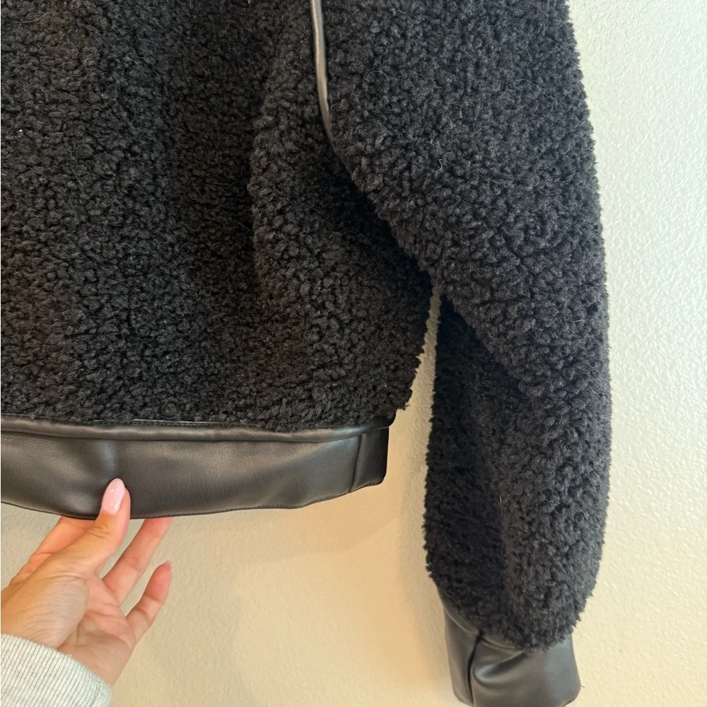 Ruve Javan Sherling Jacket Black - Picture 6 of 11